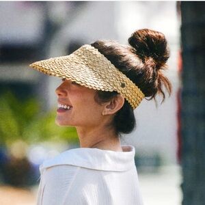 Stylish Tan Visor Hat